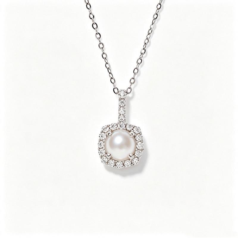 S925 Sterling Silver Zodiac Birthstone Necklace - Natural Gemstones, Light Luxury, Perfect Birthday Gift