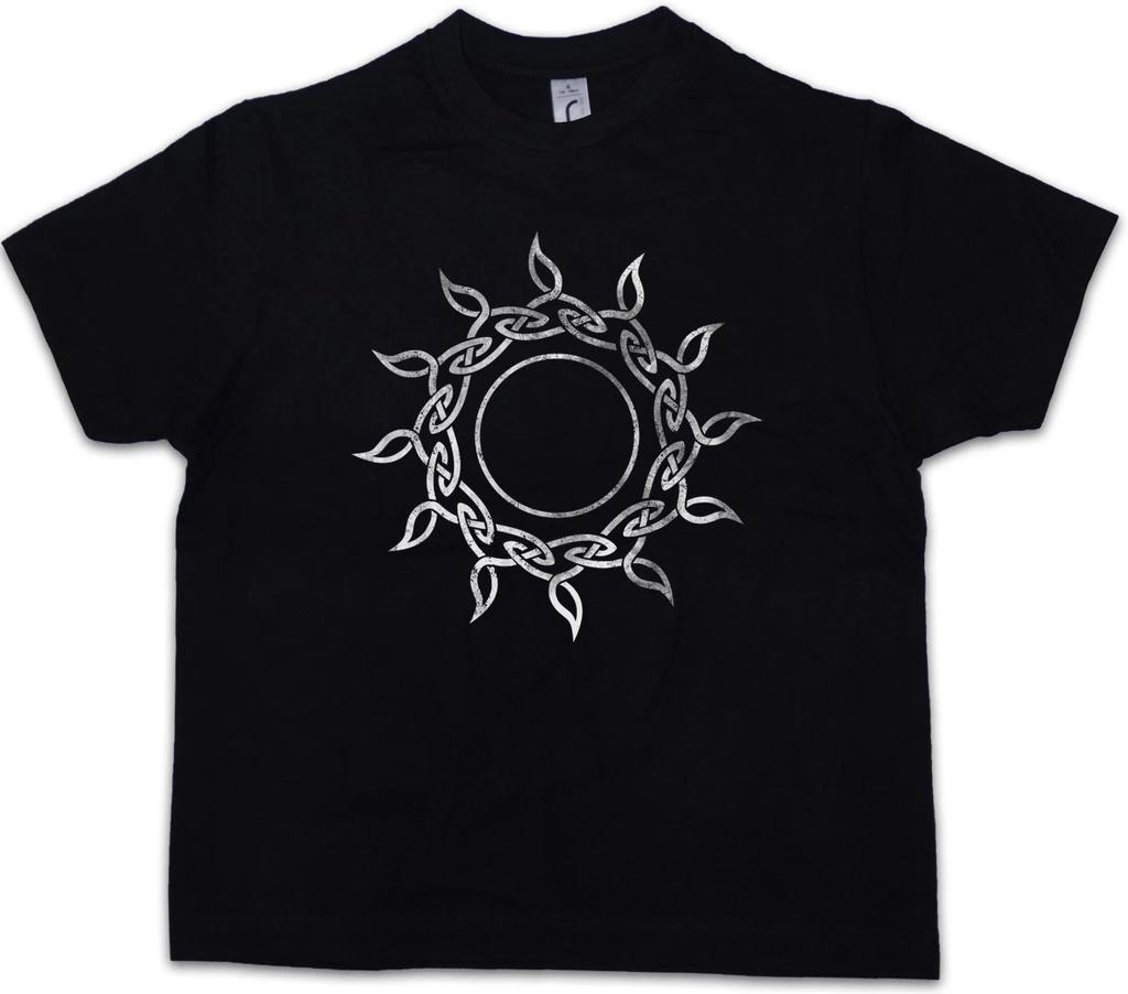 CELTIC SUN Kids Boys T-Shirt Cross Celts Religion Symbol Sign Culture Tattoo