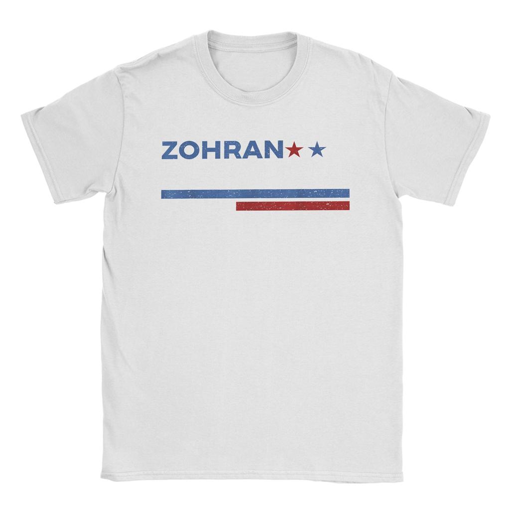 Zohran Mamdani 100 Cotton T Shirt For Men Summer  Y2K Funny T-Shirts O Neck Trendy Cool Tees Oversize Printed Tops