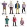 Pretend Play Miniature People Model Hand Painted People Action Figure  Collectible