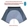 Leak-Proof Washable Diaper Elastic Absorbent Briefs Easy Wear Incontinence Underwear  Elderly Care