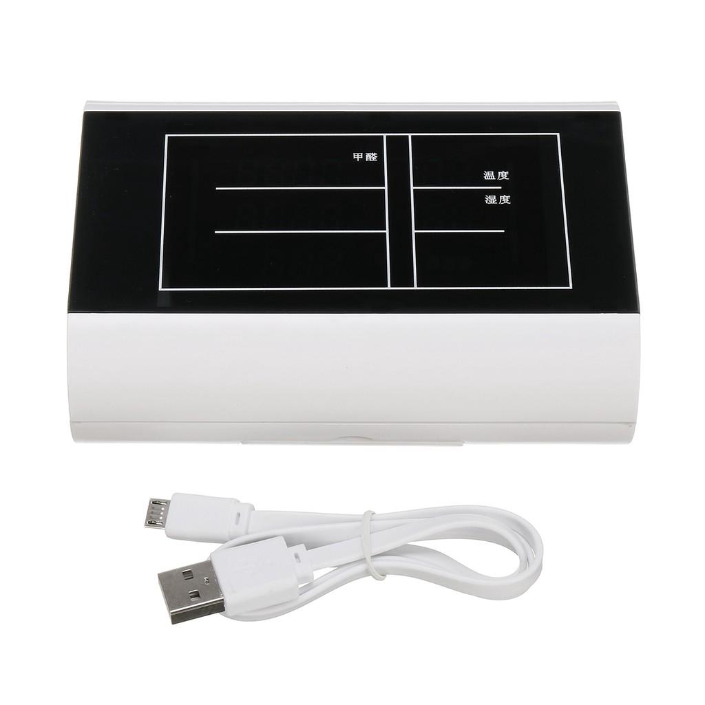 Digital  Formaldehyde Air Quality Detector Benzene/Dust/Temperature/Humidity Meter Monitor Tester New