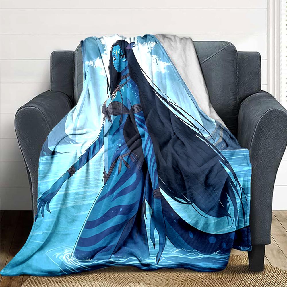1Pc Fantasy Warrior Couple Blanket For Couch Bed Plush Cozy Fuzzy Blanket Super Soft Warm Blankets For Fall And Winter 0918285