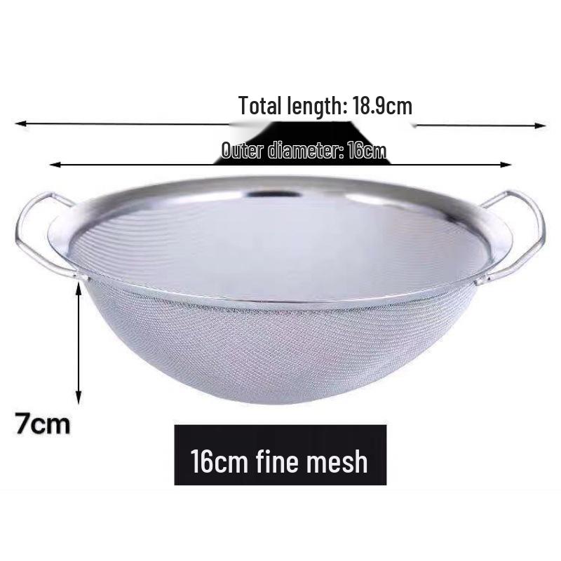Stainless Steel Rice and Vegetable Washing Sieve with Draining Basket