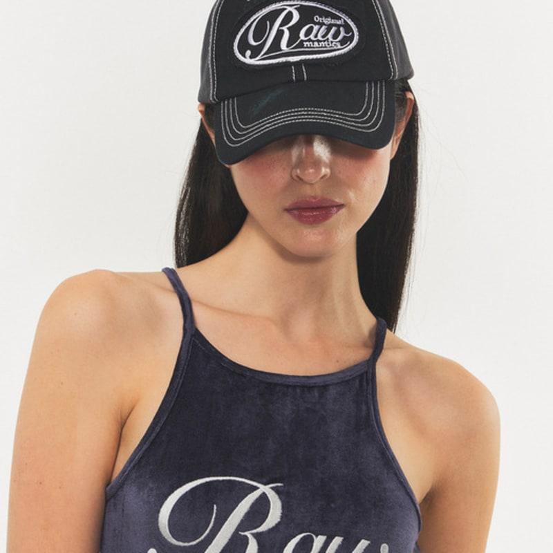 

RAWmantics Vintage Scratched Washing Two-tone Cap Black FREE