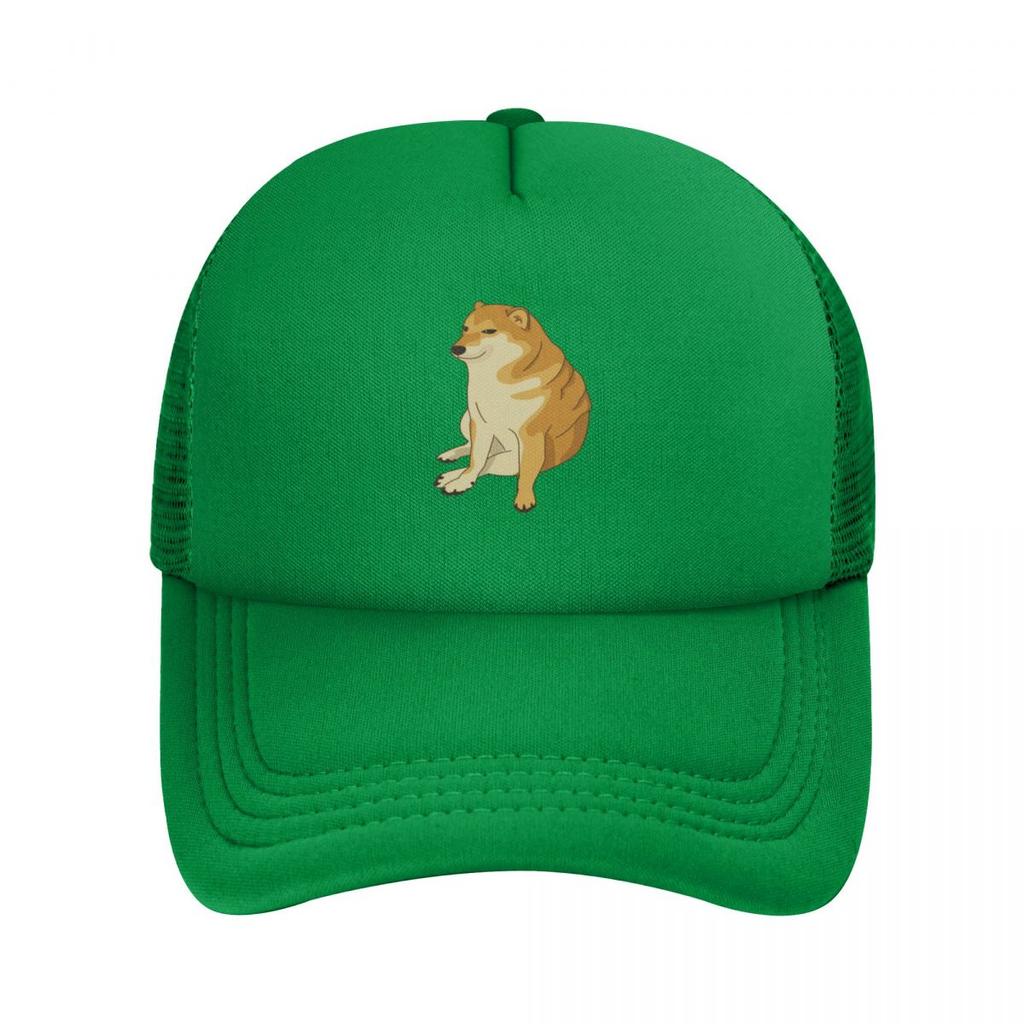 Baseball Caps Meme Balltze Cheems RIP Grpahic Funny Doge Mesh Hats Outdoor Casquette Men Women Hats