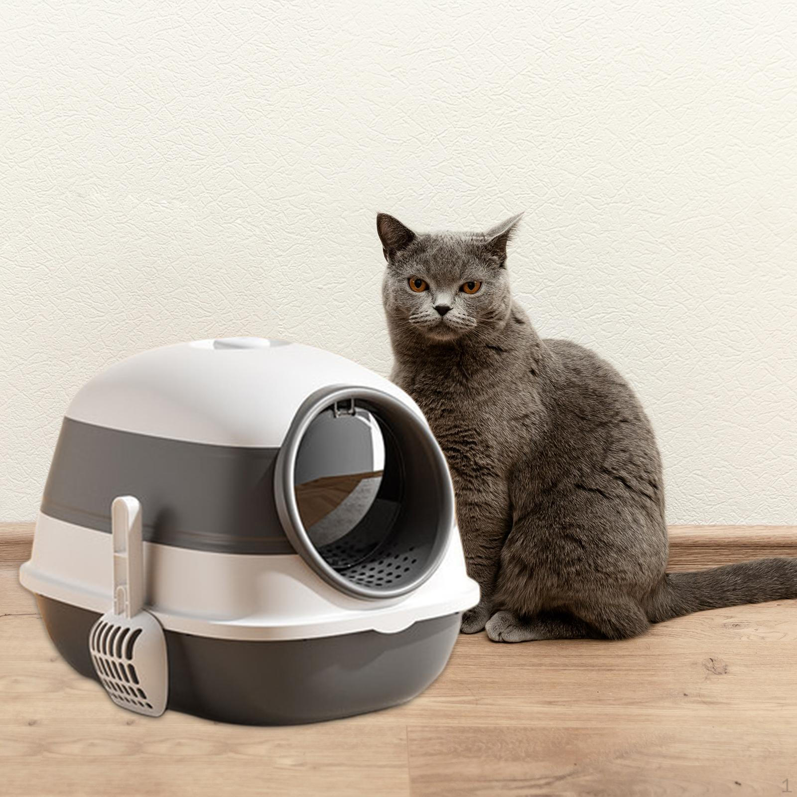 

Кошка с капюшоном, домашний лоток для кошек, закрытый туалет для котят, усиленный забор с защитой от брызг