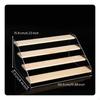 Nail Polish Display Rack, Wooden Acrylic MultiTier Organizer, Makeup Storage Shelf for Salon,