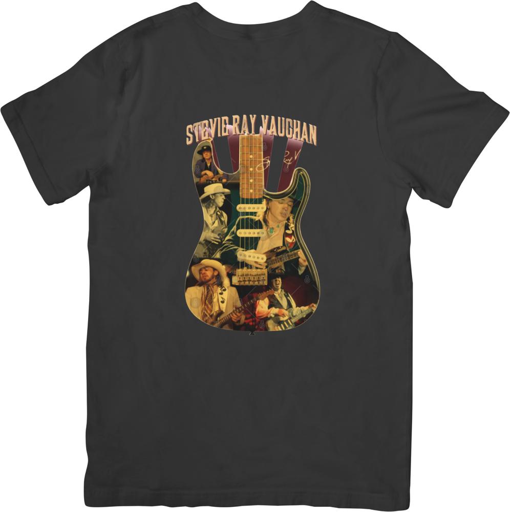 Stevie Ray Vaughan Vintage Retro Fit for Unisex Women Quality Cotton TShirts