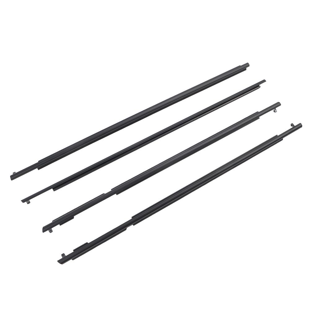 Door Belt Moulding Set 75711‑60072 Window Weatherstrip Sealing Belt for Land Cruiser Prado 150 Series 2010 to 2020