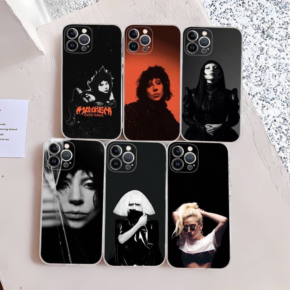 Singer L-Lady Gaga Mayhem Case for iphone 17 16 15 pro max 11 12 13 14 Pro Plus Phone Cover