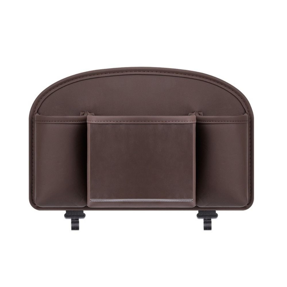 Leather Material Car Back Seat Organizer Car Storage Organizer  Road Trip Essentials
