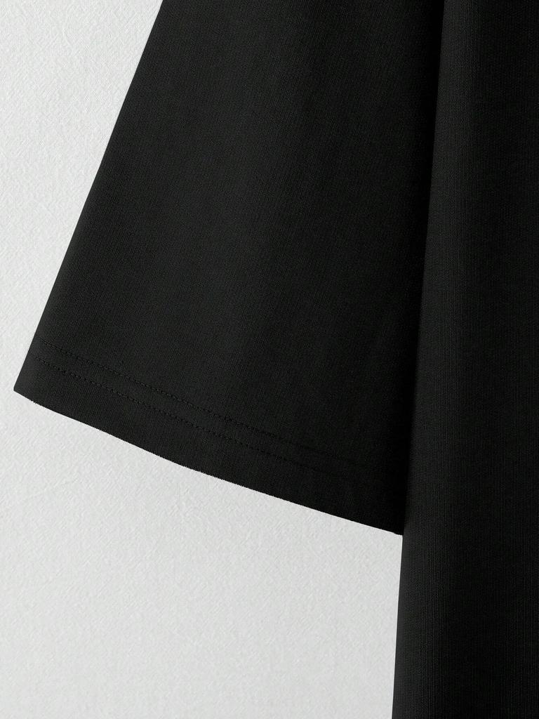 Solid color dragon print casual fashion 100% pure cotton round neck short sleeved summer men's and women's T-shirt 13