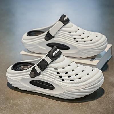Outdoor-Strandschuhe, Sommer-Clogs, EVA, Garten-Hausschuhe, Lochschuhe, Strand-Plateau-Sandalen, Paar, Indoor-Haus, weiche Badezimmer-Slides