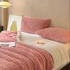 LISM Jacquard Thickened Velvet Lamb Fleece Blanket