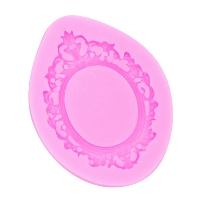 1pcs Crown Relief Frame Silicone Mold Fondant Mould Cake Decorating Tools Chocolate Gumpaste Molds Baking Pastry Tool