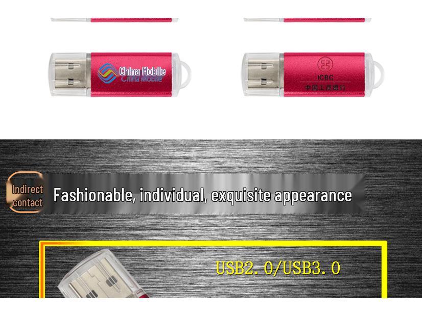 Multi-Color USB Flash Drive - 128MB To 4GB, Metal Design, Encrypted, Perfect for Gifts