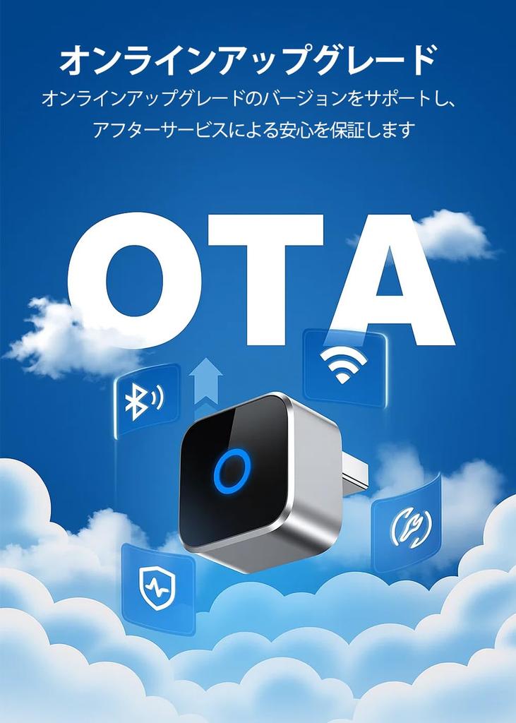 AUSATOYN Wireless CarPlay and Android Auto MINI for Compatible with Genuine Wired Auto Compatible Bluetooth Plug Automatic Compatible with Over of