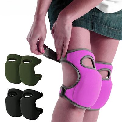 1Pair Women Knee Pads for Cleaning House Floors,Gardening Work, Flooring Yard,Adjustable Kneeling Cushions with Soft Inner Liner