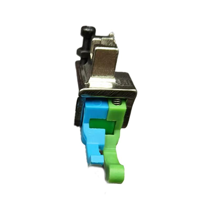 Flat-bed Wewing Machine Blue-green Plastic High-low Roller Presser Foot Plastic High-low Presser Foot With Mingxi Wheels