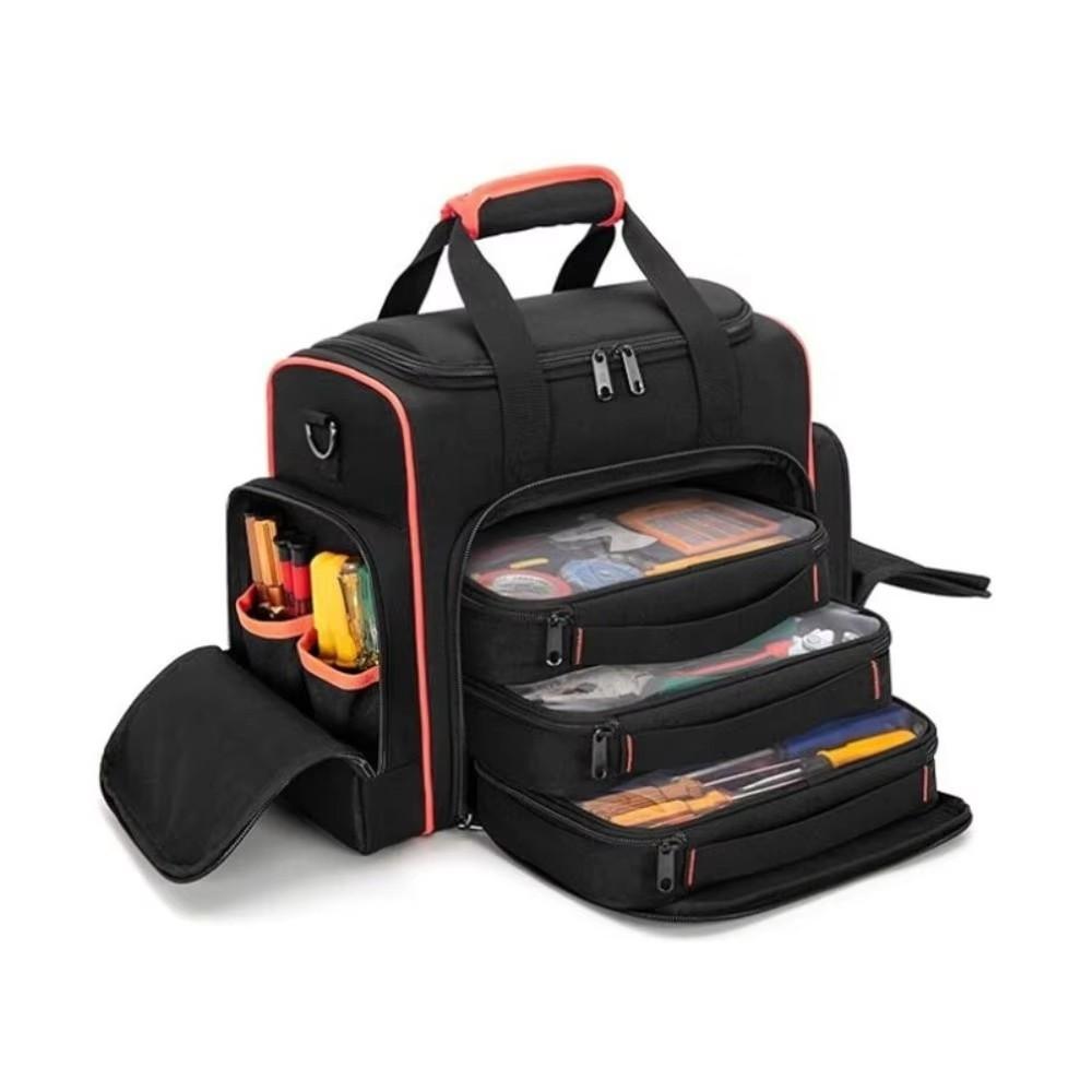with Shoulder Strap Electrician Tool Bag Heavy Duty Tool Organizer  for Electrician Mechanics