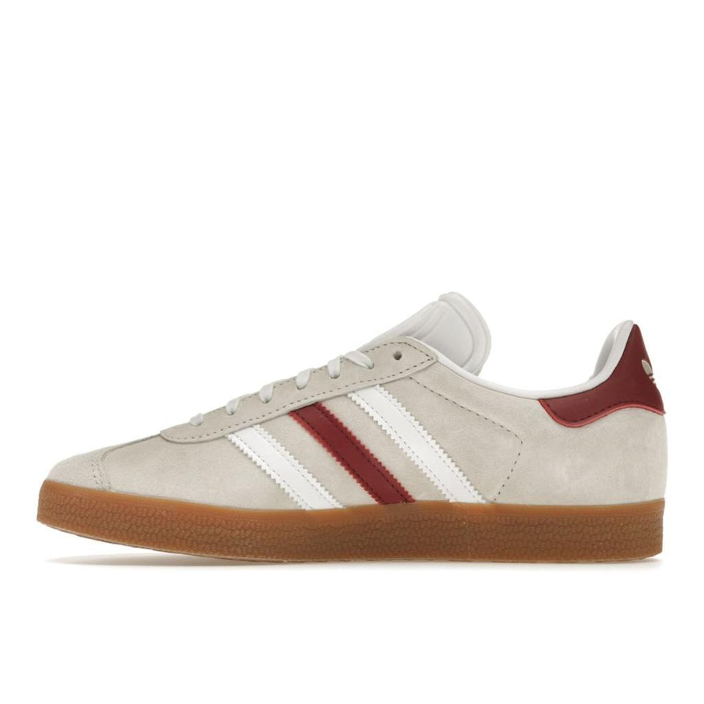 Adidas Gazelle Aluminium Burgundy Unisex Tenisky Krémové Cloud-White Collegiate-Burgundy IG0672