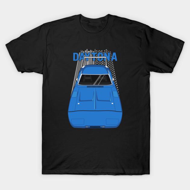 

Men Black Print T-shirt Dodge Charger Daytona 1969 - Dark Blue No-Cut Transfer Paper Print Cotton Tshirt XL
