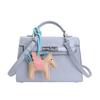 Classic Pu Snake Skin Crossbody Bag With Lock Closure For Daily Urban Use