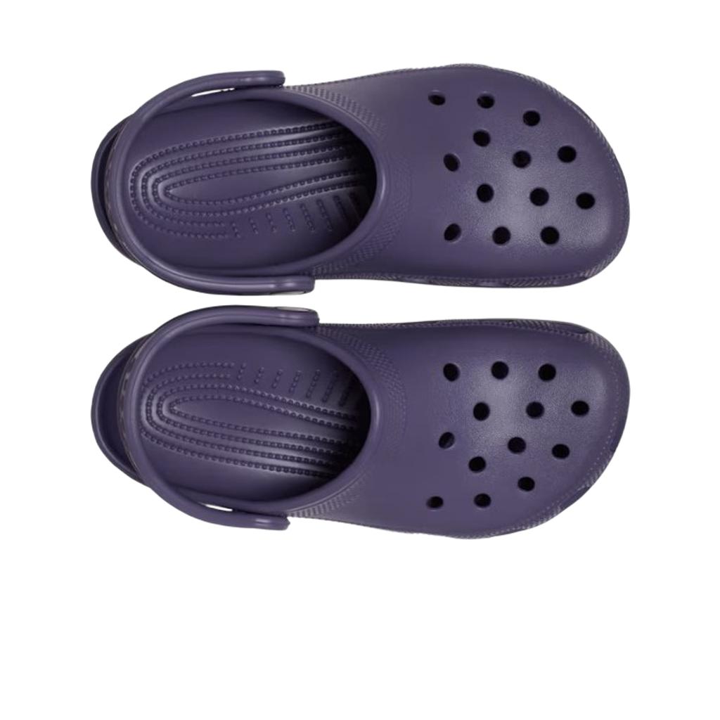 Crocs Classic Clog Tamancos Confortáveis Versáteis Calçado Unissex Beringela 10001-5CI
