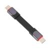USB 4.0 Kábel 40 Gbps Prenos Dát PD 60 W Krátky Typ C Rýchlonabíjací Kábel pre Thunderbolt 3 Kábel