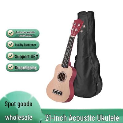 21palcová ukulele z lípy s kompletní sadou příslušenství pro začátečníky