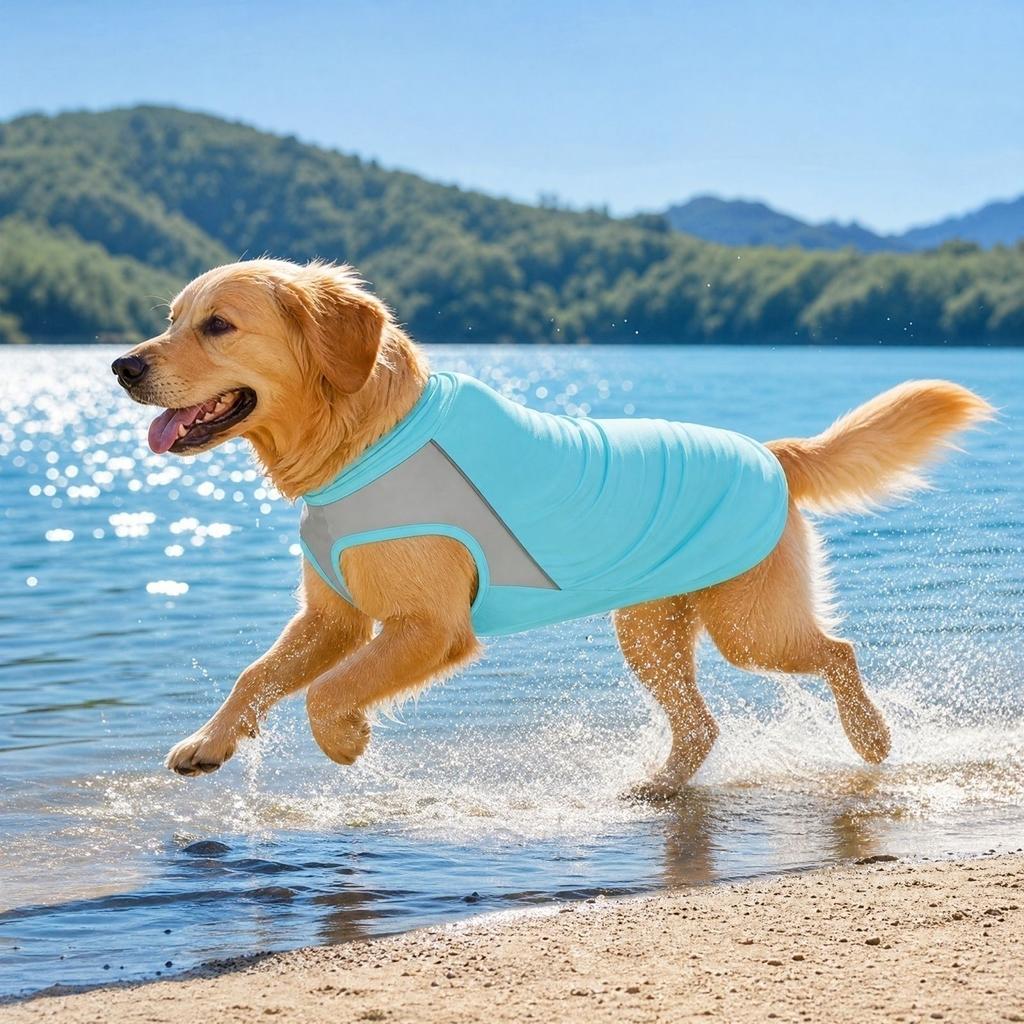 Dog Vest for Summer, Lightweight Sleeveless Shirt for Medium To Large Dogs