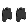 Set of 2 Handlebar Riser Mount Clamps - Aluminum Alloy Replacement for Yamaha XT1200Z Super Tenere 2010-2014 (Black)