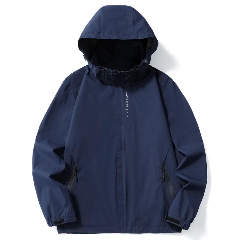 Jacket Men's Spring, Autumn and Summer Outdoor Jacket Men's Hiking Jacket Pure Simple Windbreaker
