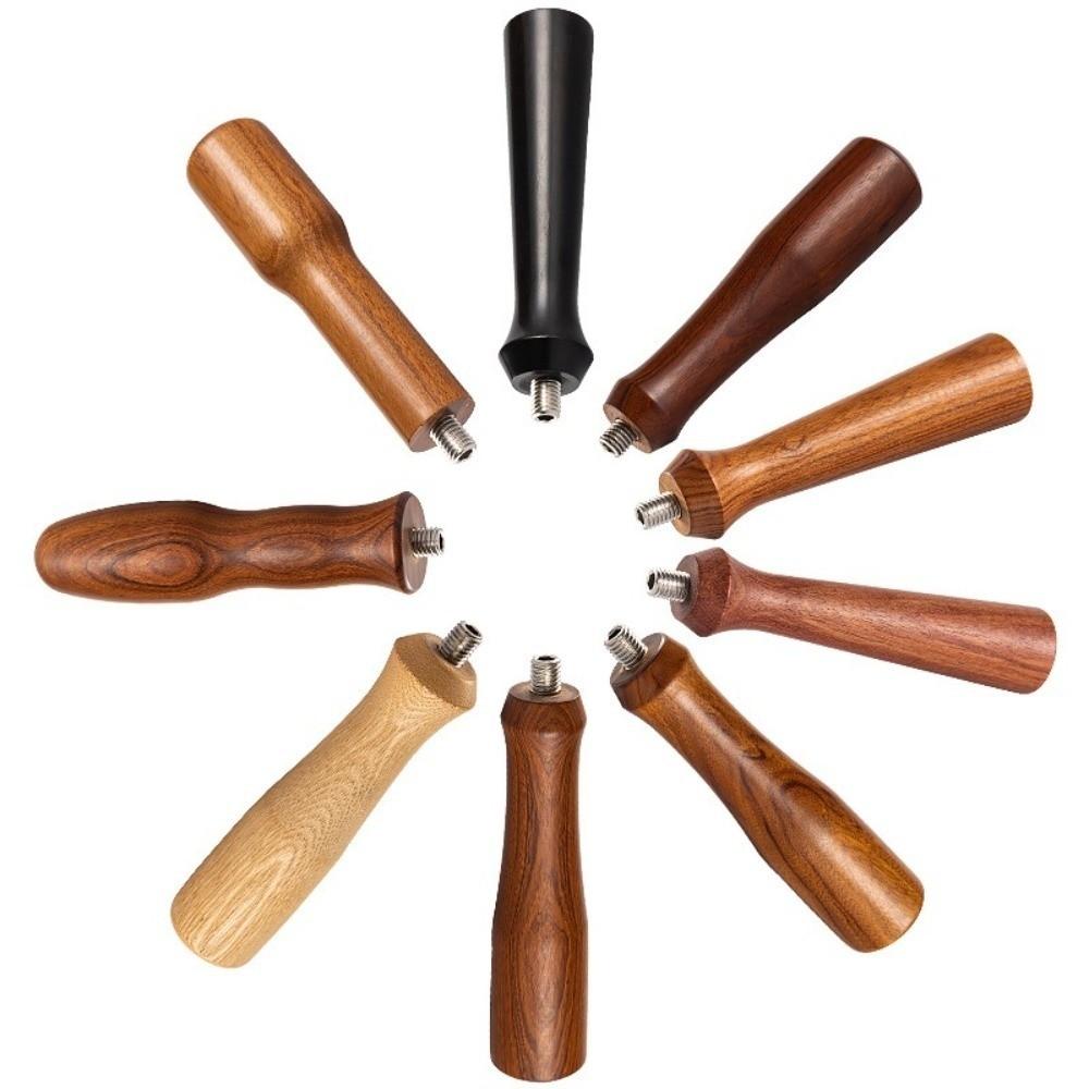 M10 Kaffeemaschinengriff Drehbarer Filterhaltergriff Neuer Holzgriff Café-Zubehör