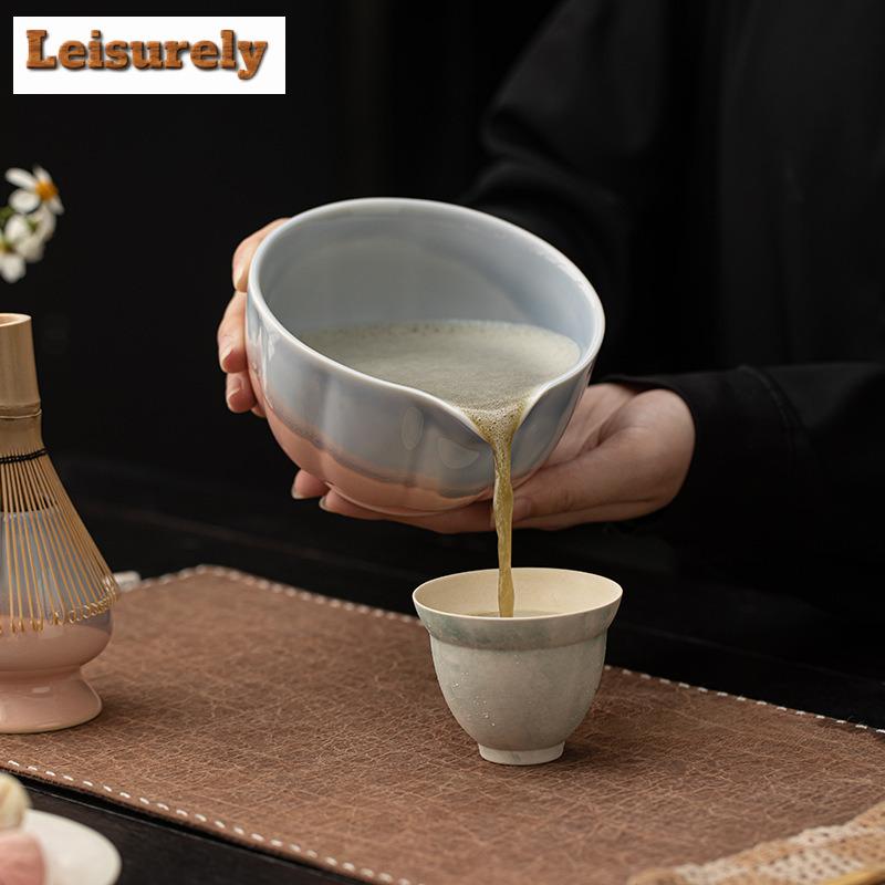 Kiln-change Ceramic Petal Matcha Bowl Tea Ripen Ice Cream Glaze Tea Set Accessories Song Dynasty Tea-shop Tool Tea Brush Holder