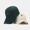 New Clover Embroidery Soft Top Baseball Cap Men's Personality Versatile Cap Women's Fashion Sunscreen Hat