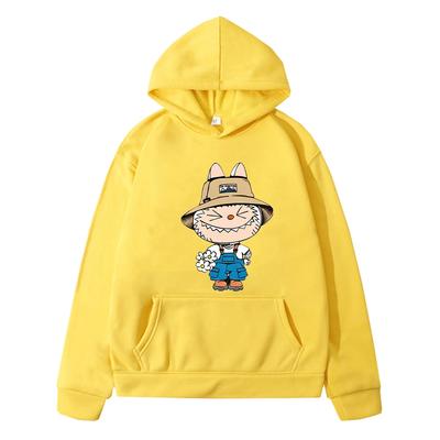 Labubu print Kawaii φούτερ Φλις μπλούζα Κινούμενα σχέδια πουλόβερ y2k φούτερ Φθινόπωρο αγόρια anime φούτερ μπουφάν παιδικά ρούχα κορίτσια