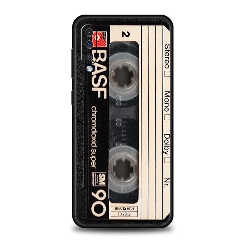 Vintage Cassette Tape Phone Case For Samsung Galaxy A56 A36 A26 A34 A17 A16 A06 A14 A12 A54 A72 A24 A22 5G A52 A50 A40 A32 Cover