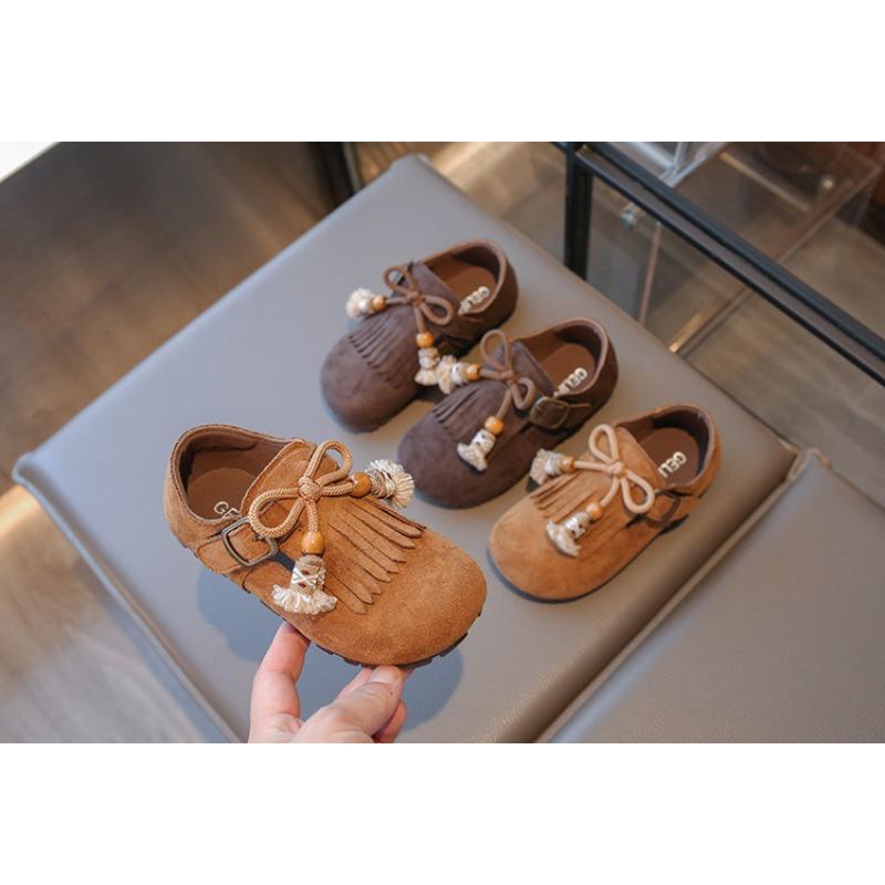 Girls' Fringe Casual Shoes | Versatile Children's Footwear for Toddlers Casual Kids Shoes Elegant Girls Shoes