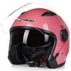Four Seasons Universal Double Lens Motorcycle Helmet 3/4 Half Helmet Motorcycle Electric Vehicle Helmet