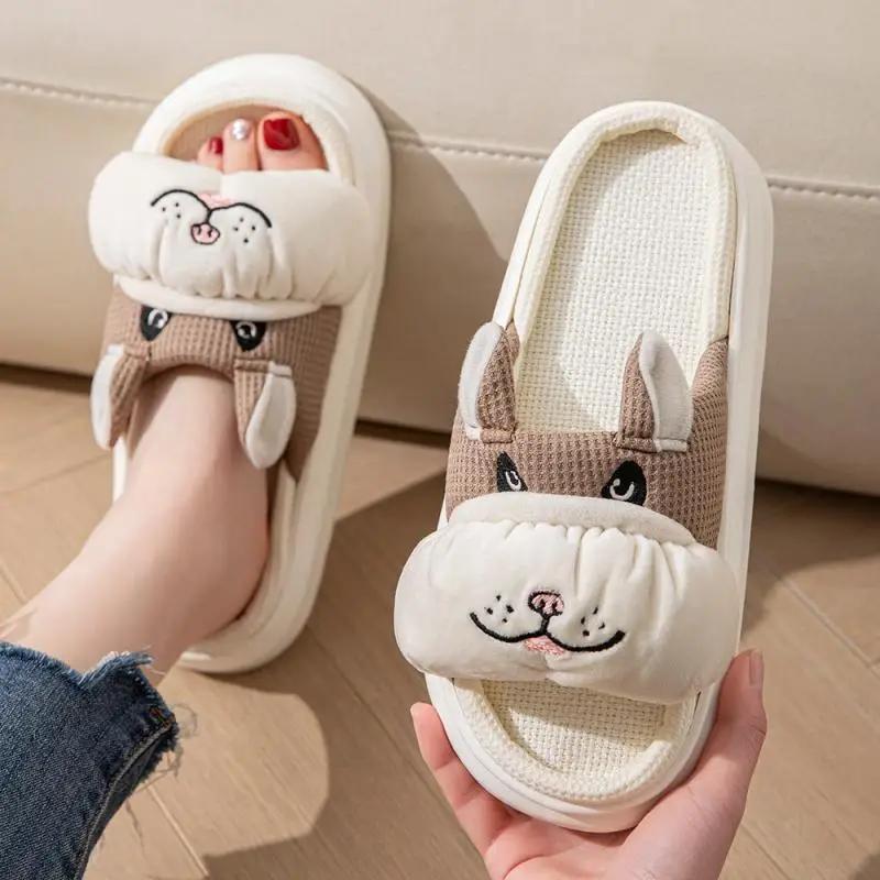 

Fashion Casual Platform Slippers Women Home Flat Spring Summer Cartoon Designer Shoes Girls Fashion Indoor Outdoor Footwear Lightweight 36-37 хаки