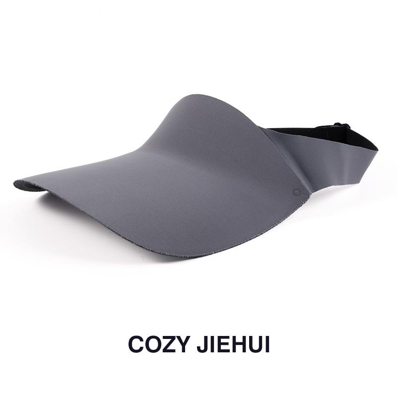 Traceless sun hat women's foldable empty top hat summer UV protection large brim sun hat student sun hat