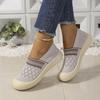 Mesh-panel Open-toe Casual Shoes for Women - Soft Sole with Anti-slip Properties
