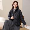 Women's Short Collar Cotton Jacket 2025 New Style Fashion Cotton Coat with Chinese Traditional Design Thick Outerwear