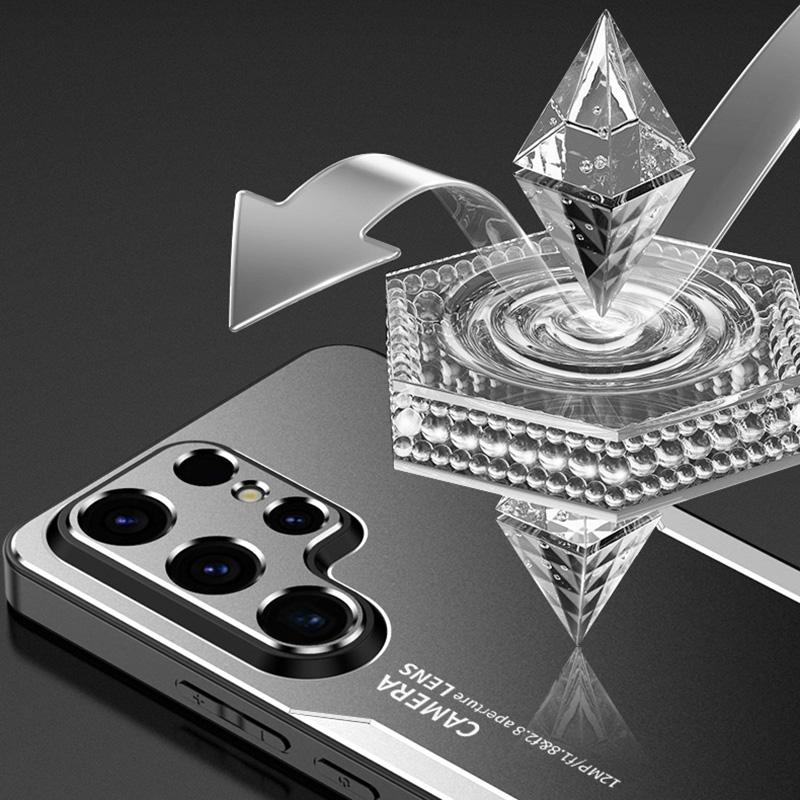 For Samsung Galaxy S23 Ultra Case Military Aluminum Alloy Cover Wholesale Cell Phone Accessories