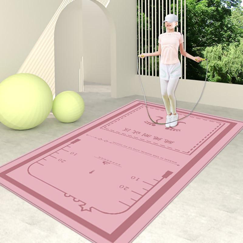 

Коврик для прыжков со скакалкой для вступительных экзаменов в старшую школу: Нескользящий, звукопоглощающий, амортизирующий коврик для фитнеса и йоги для использования в помещении 80x120 cm