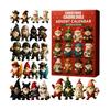 2D, 24ks Kresli zábavné Vánoce Dětský dárek, Odpočítávací kalendář