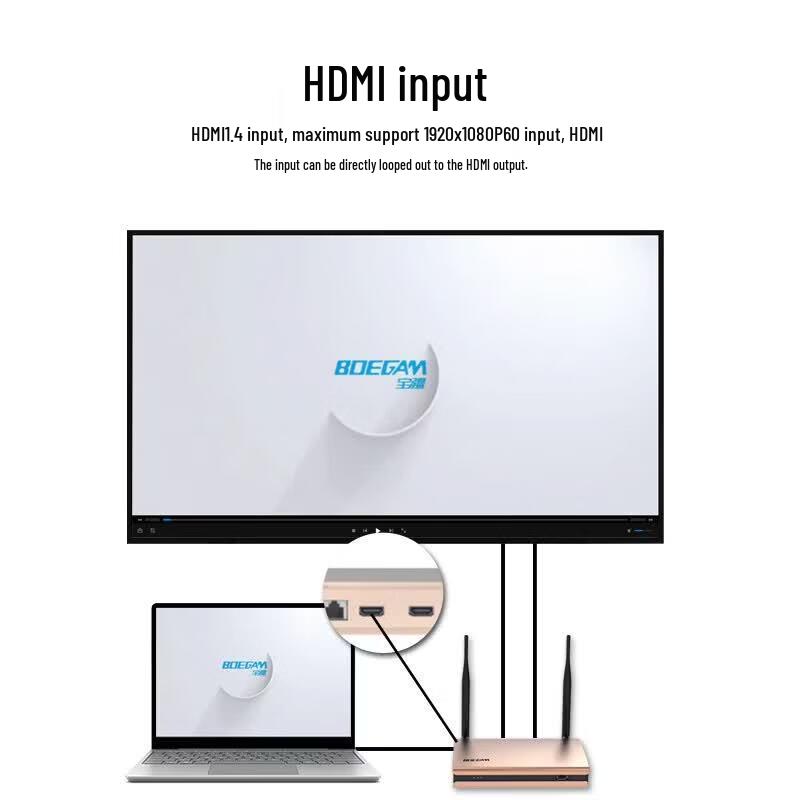 BOEGAM Y100 Wireless HD Screen Mirroring Device (CN Version)