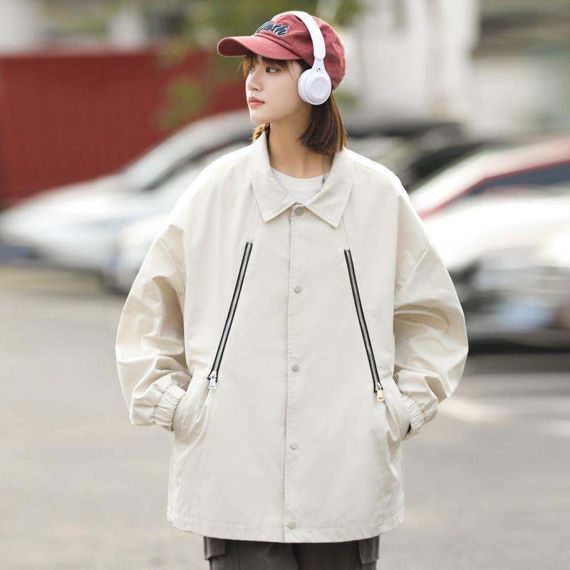 

Нова чоловіча весняна модна універсальна куртка з капюшоном для чоловіків і жінок 3XL хакі